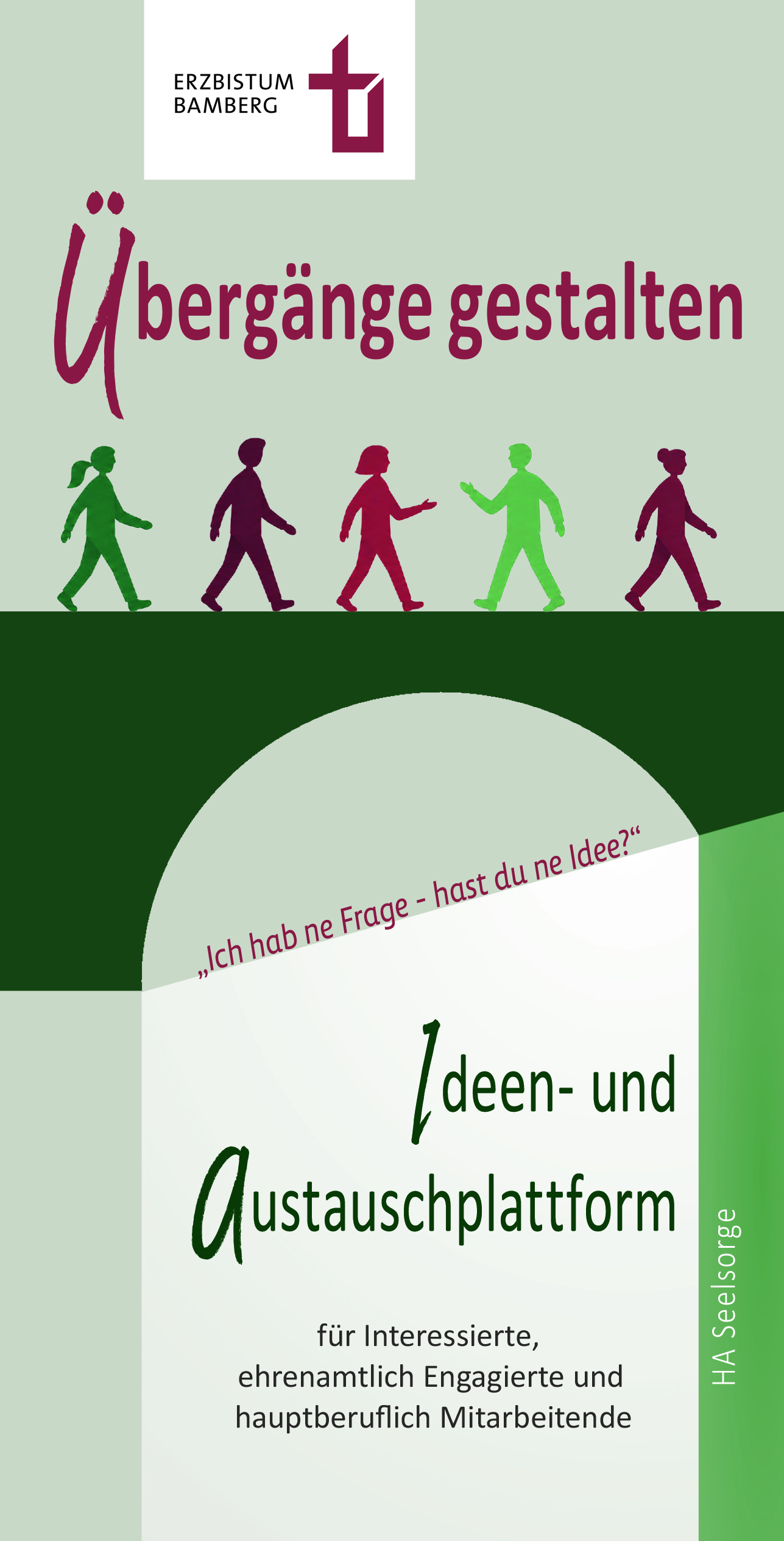 Flyer Übergänge gestalten - Titelseite